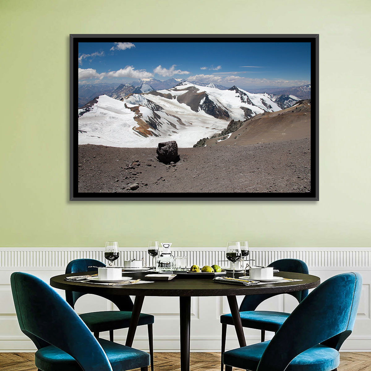 Aconcagua Glacial View Wall Art