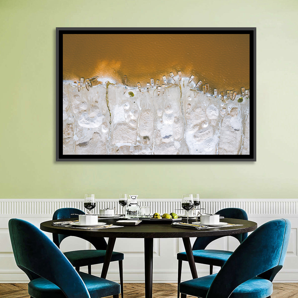 Lac Rose Salt Flats Senegal Wall Art