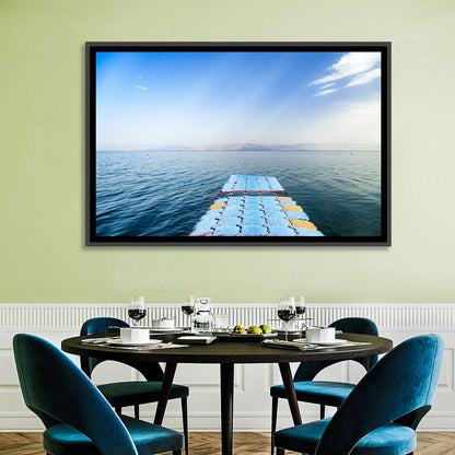 Galilee Floating Dock at Tiberias Wall Art