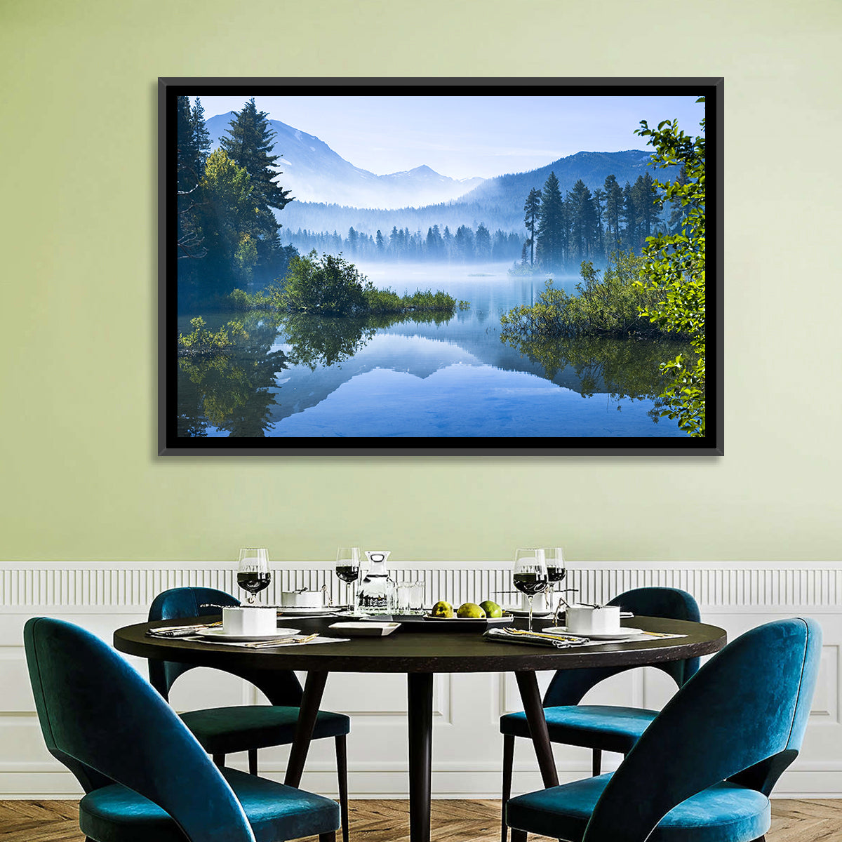 Lassen Morning Reflection Wall Art