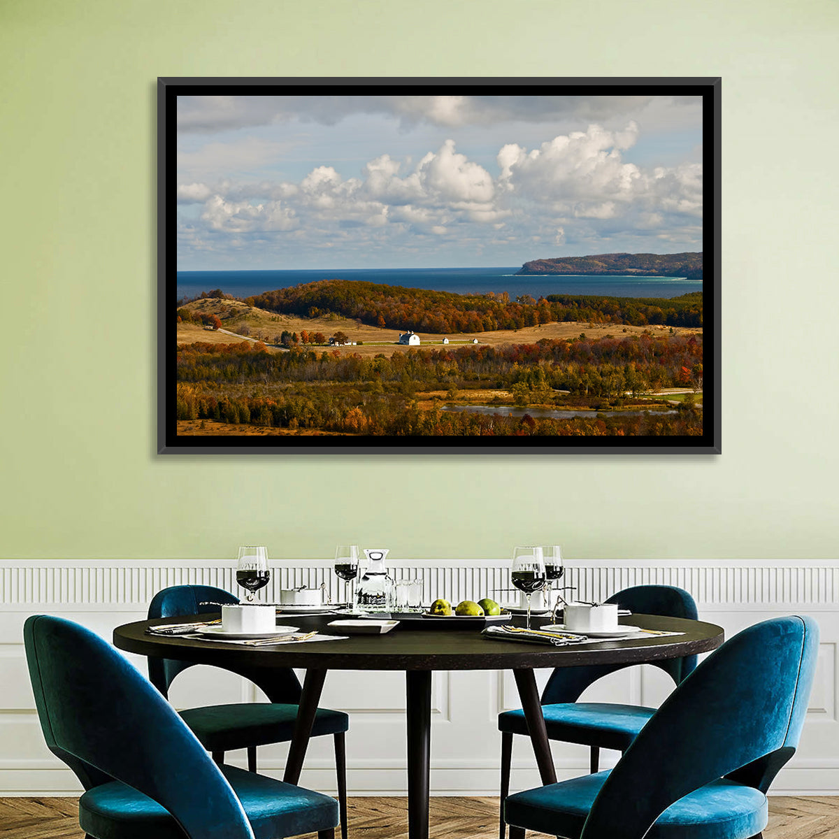 D.h. Day Farm, Glen Arbor Wall Art in a room, landscape