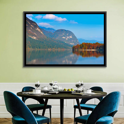Lake Bohinj Autumn Reflection Wall Art
