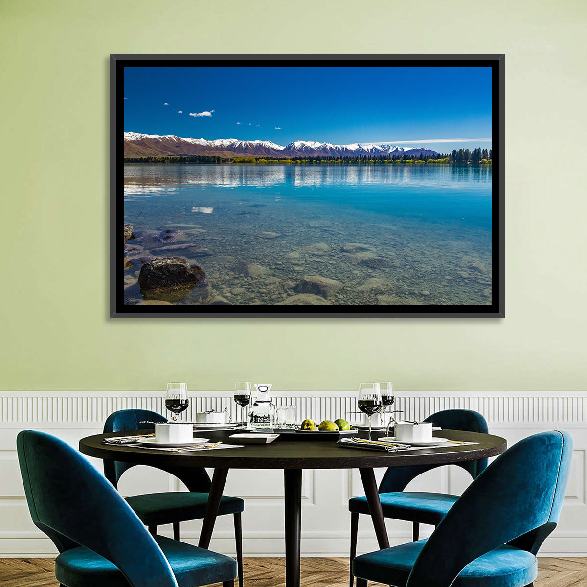 Lake Ruataniwha Reflection Wall Art