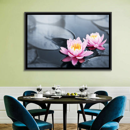 Pink Water Lilies Wall Art