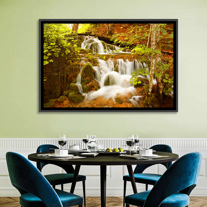 Plitvice Autumn Stream Wall Art