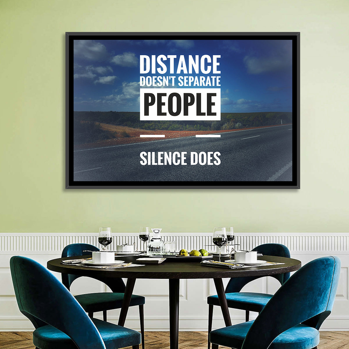 Silence Separates People Wall Art