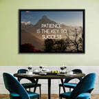 Patience Is the Key to Success Wall Art