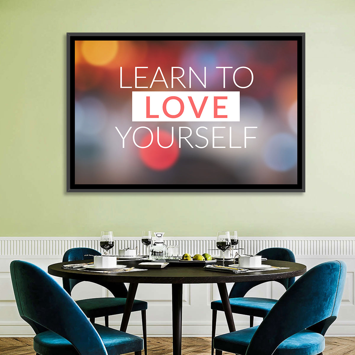 Learn to Love Yourself Wall Art