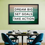 Dream Big Set Goals Wall Art
