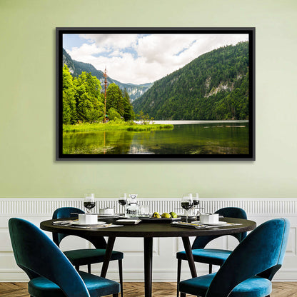 Maypole at Lake Toplitz Wall Art