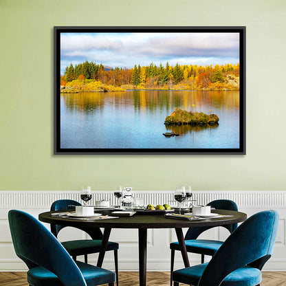 Autumn at Lake Myvatn Wall Art
