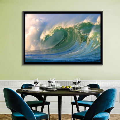 Golden Hour Barrel Wave Wall Art