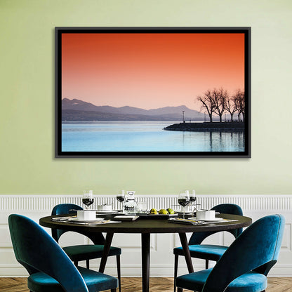 Lake Geneva Sunset Reflection Wall Art