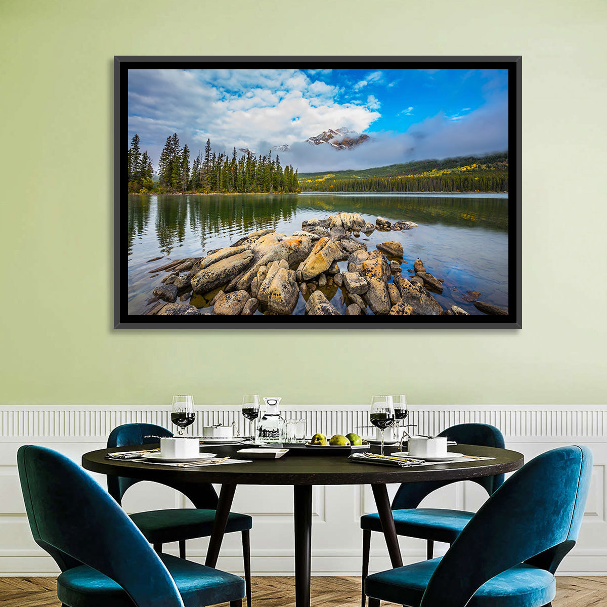 Lake Pyramid Wall Art