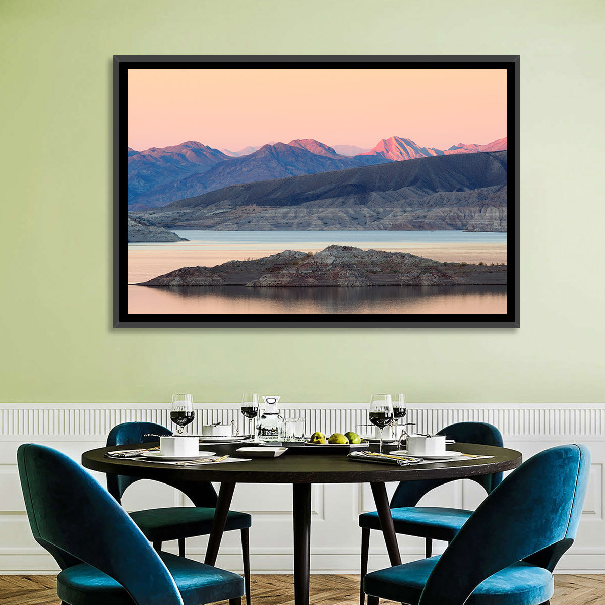 Lake Mead Twilight Reflection Wall Art