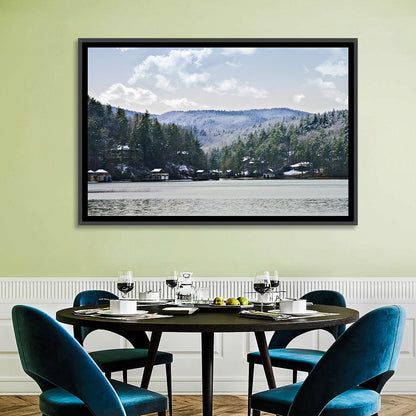 Lake Rabun Winter Scene Wall Art