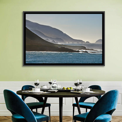 Misty Big Sur Coastline Wall Art