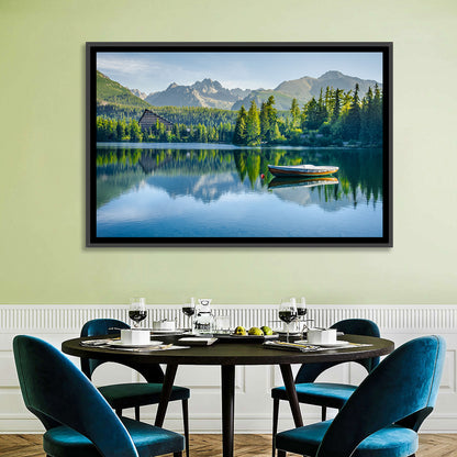 Štrbské Pleso Reflection Wall Art