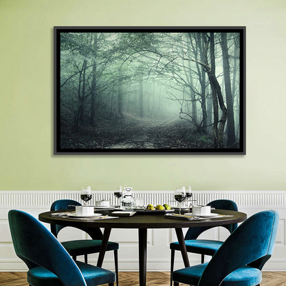 Misty Forest Path Wall Art