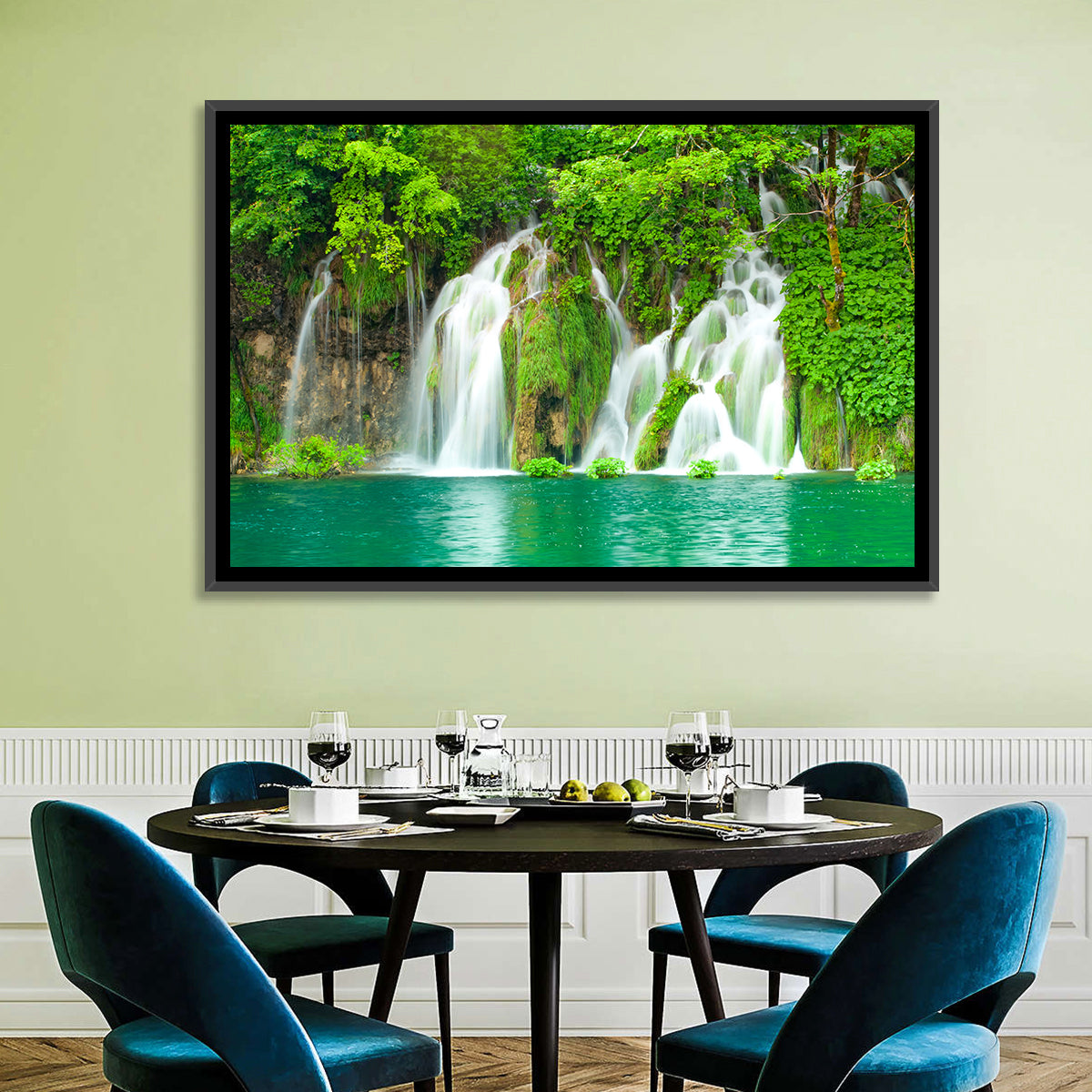 Plitvice Lakes Cascades Wall Art