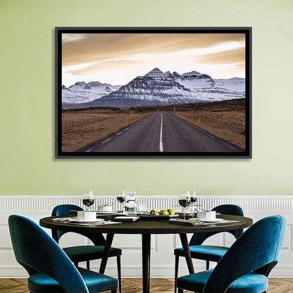 East Fjords Road at Dusk Wall Art