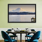 Mount Rainier Over Lake Washington Wall Art