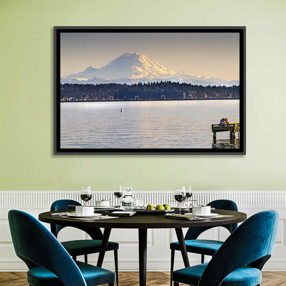 Mount Rainier Over Lake Washington Wall Art