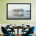 Misty Karelia Lake Wall Art