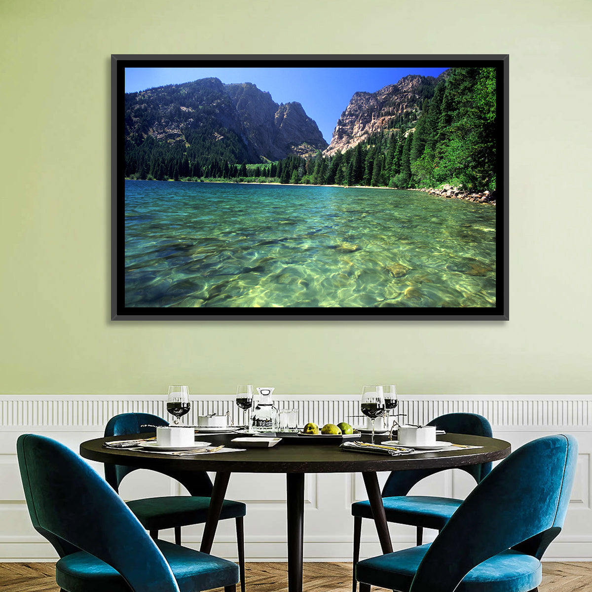Phelps Lake Landscape Wall Art