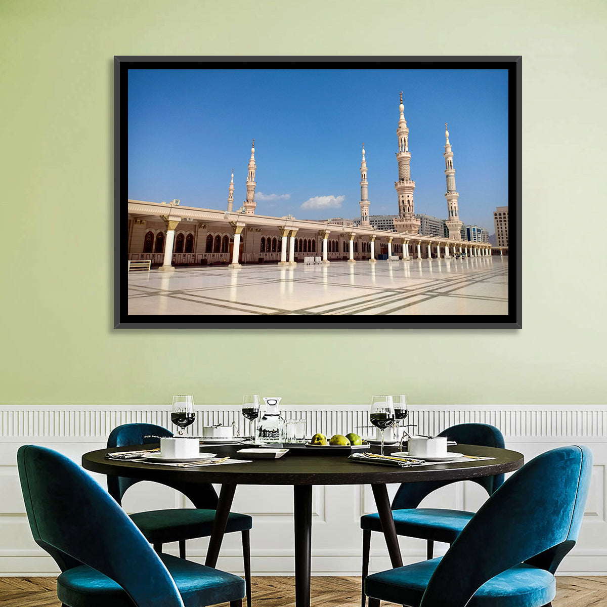Al-masjid An-nabawi, Medina Wall Art in a room, landscape