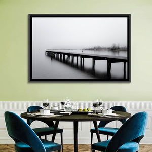 Wooden Lake Jetty Wall Art