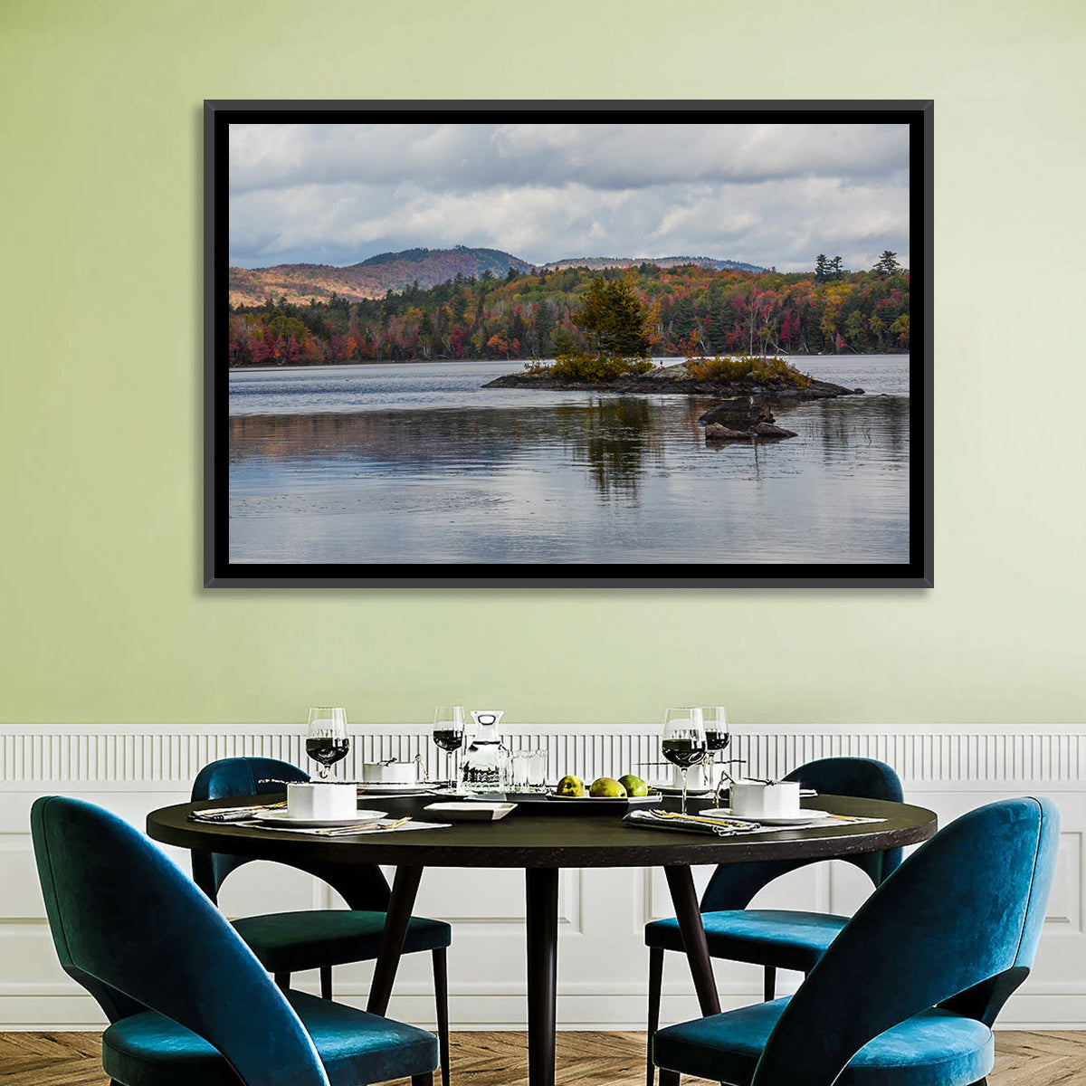 Lake Umbagog Autumn Reflection Wall Art