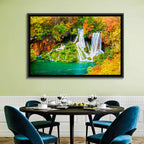 Plitvička Jezera Autumn Falls Wall Art
