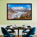 Aletsch Glacier Valley Wall Art
