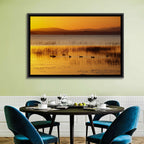 Lake Champlain Golden Sunrise Wall Art