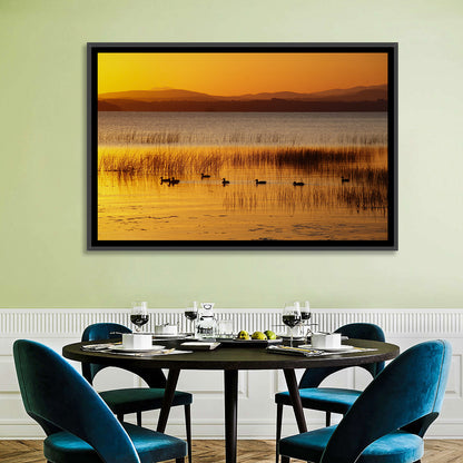 Lake Champlain Golden Sunrise Wall Art