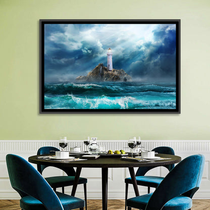 Rocky Island Lighthouse Wall Art