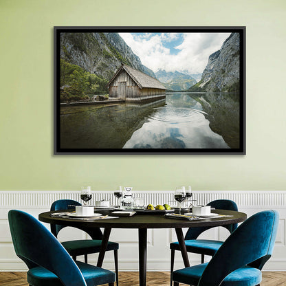 Königssee Boathouse at Obersee Wall Art