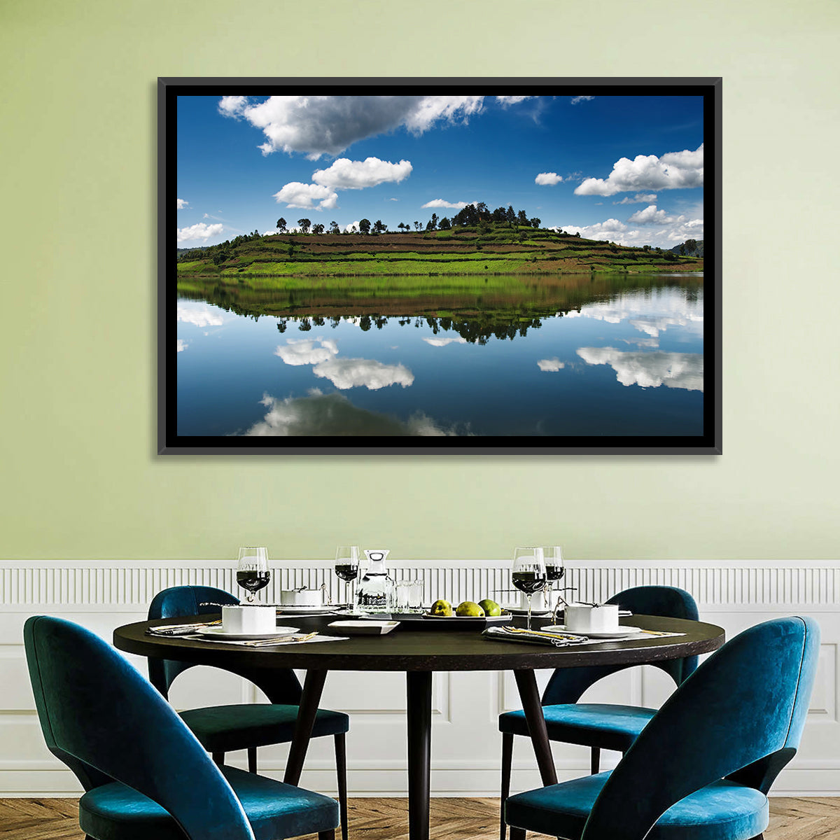 Bunyonyi Lake Reflection Wall Art