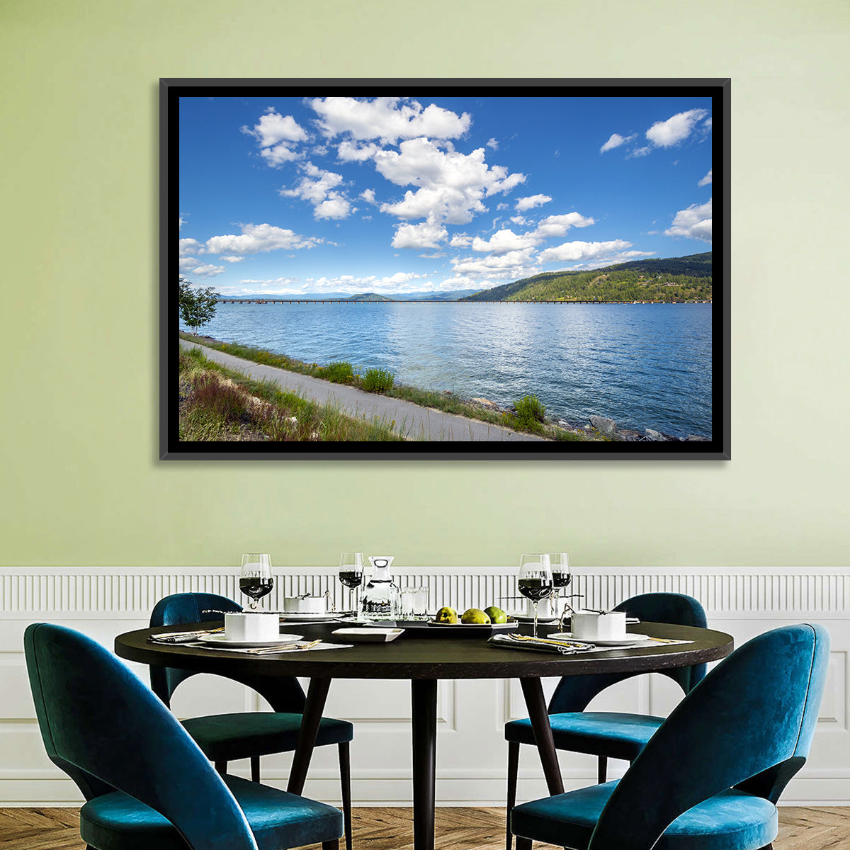 Lake Pend Oreille Bridge View Wall Art