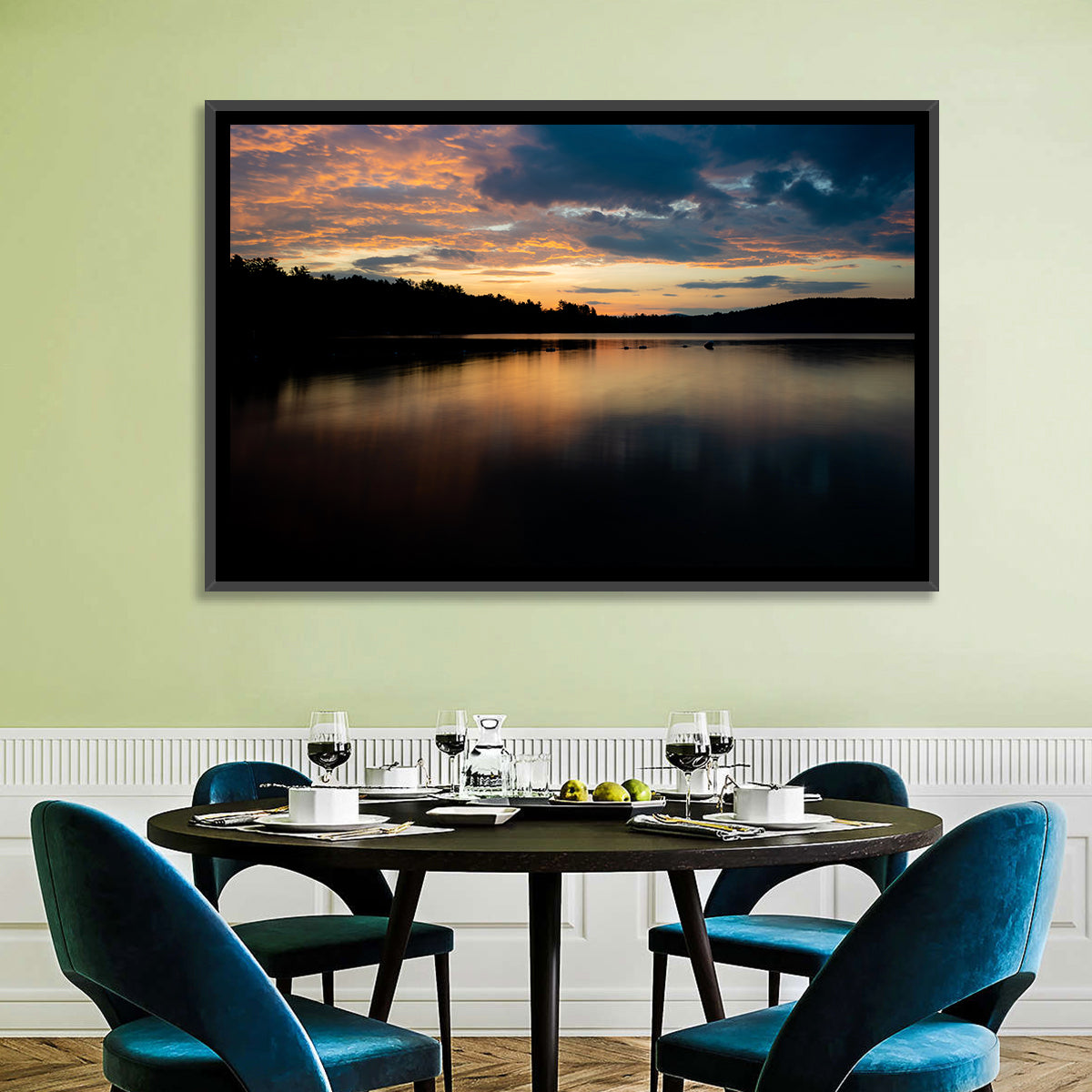 Lake Squam Sunrise Reflection Wall Art