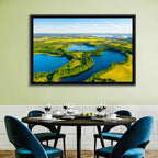 Narachanski Lake Meadows Aerial View Wall Art