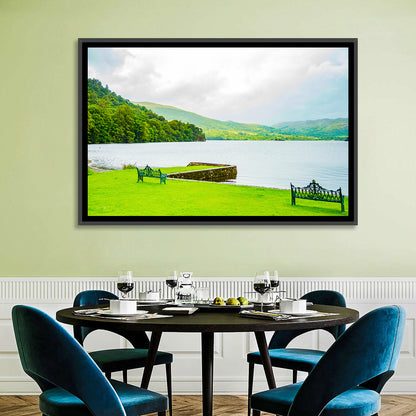 Ullswater Lakeside Benches Wall Art