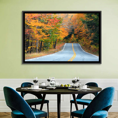Autumn Road in New Hampshire Wall Art