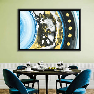 Planet Rings Abstract Wall Art