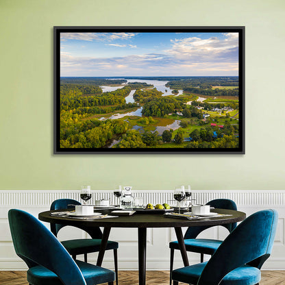 Lake Oconee Aerial Landscape Wall Art