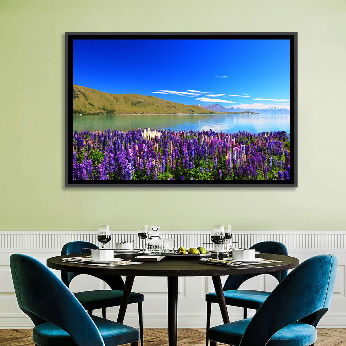 Lake Tekapo Lupine Fields Wall Art