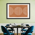 Terracotta Timelapse Circles Wall Art