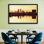 Indianapolis Golden Hour Skyline Wall Art
