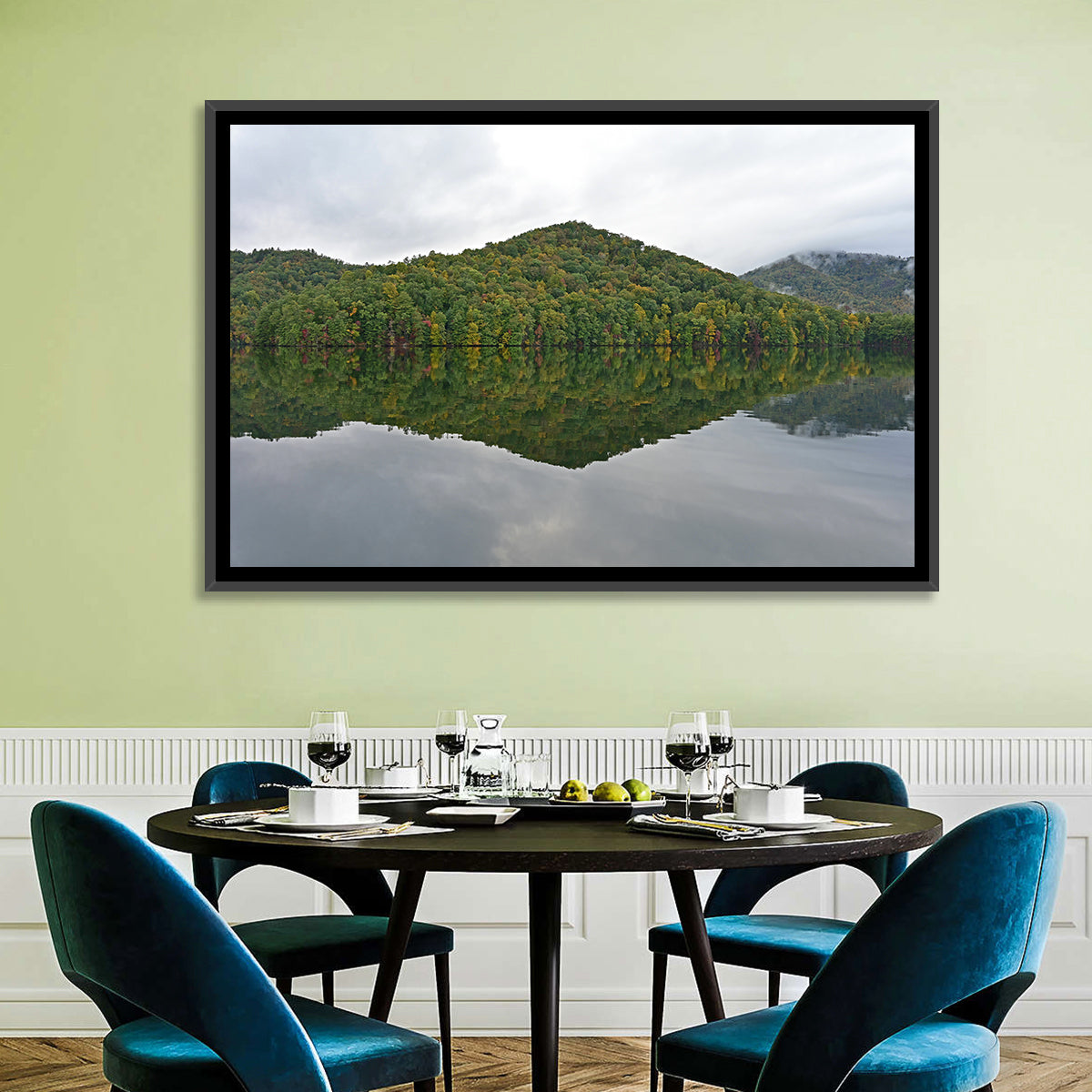 Calm Reflection at Lake Santeetlah Wall Art